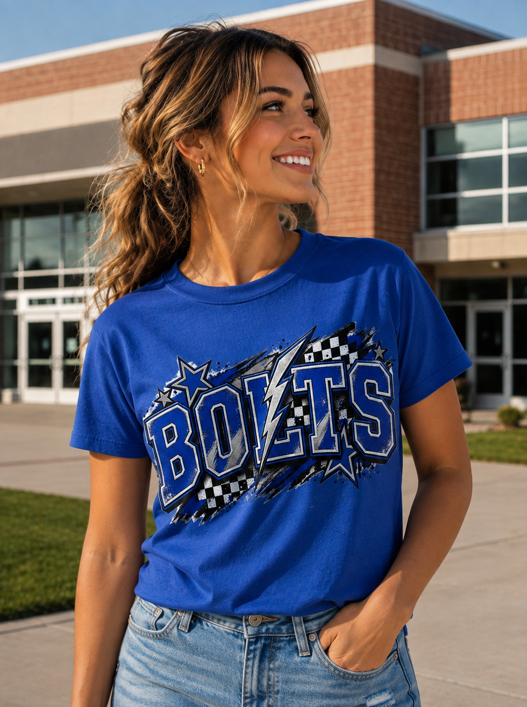 School Spirit T-Shirt and Crew