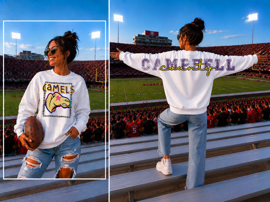 School Spirit Sleeve Crewneck