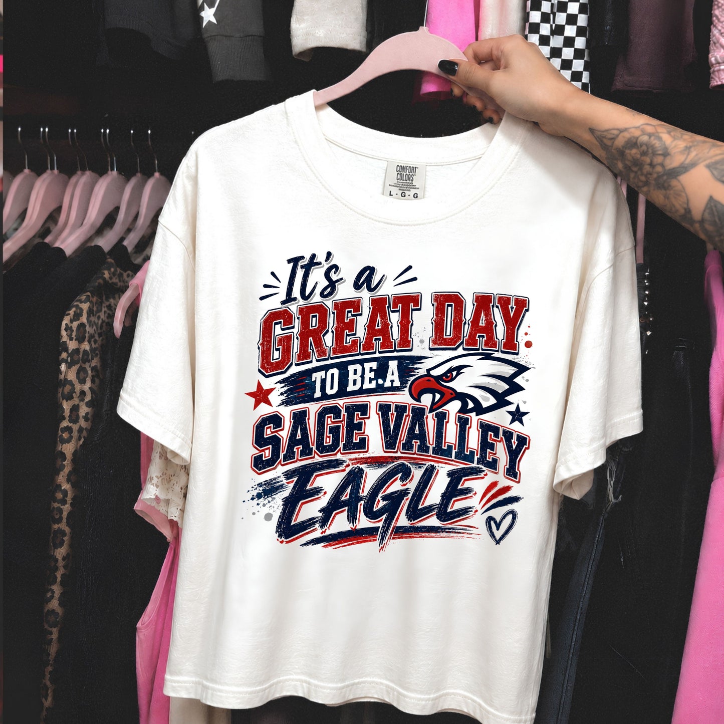 Great Day Eagles TEE/CREW