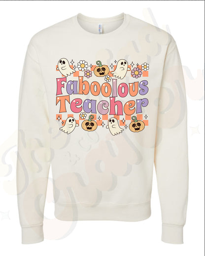 HALLOWEEN TEACHER CREWNECK