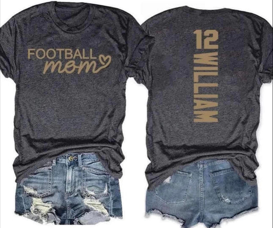 CUSTOM FOOTBALL MOM TEE