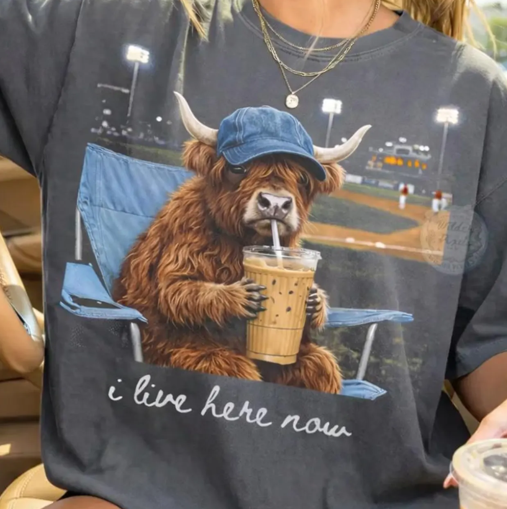 I LIVE HERE TEE
