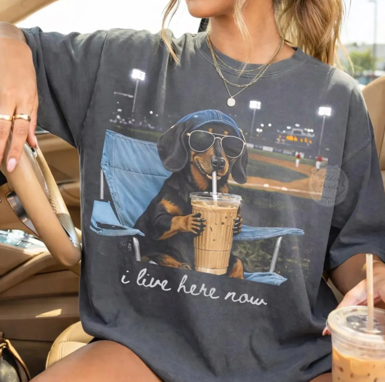 I LIVE HERE TEE