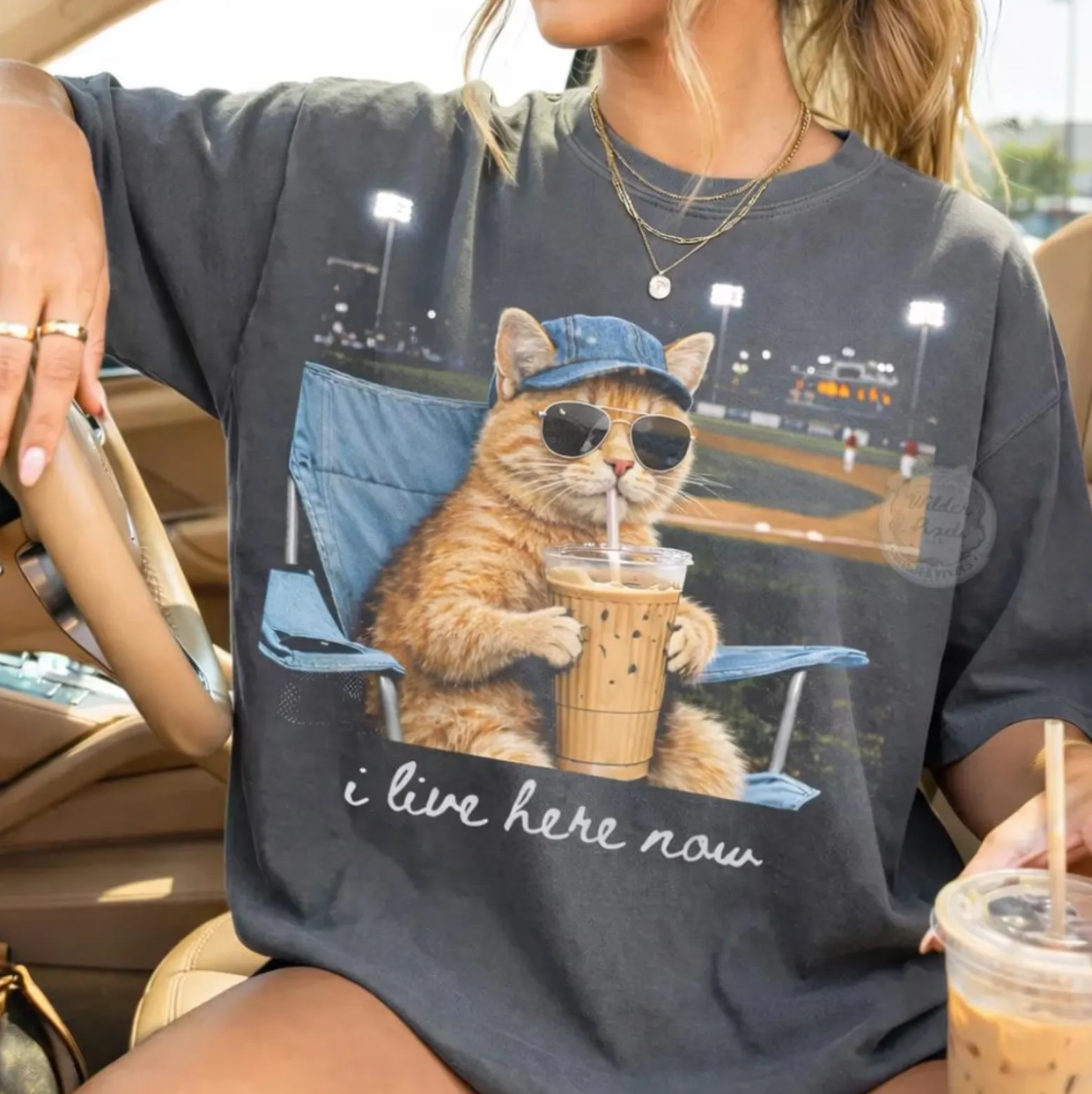 I LIVE HERE TEE